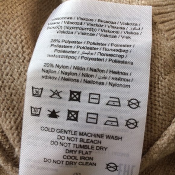 JDY Wide Neck Off Shoulder V Neck Sweater S NWT - Picture 8 of 9